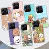Bubu Dudu Cartoon Cute Phone Case For Xiaomi Redmi Note 11S 12S 14S 11 12 13 14 Pro Plus 11T 11E 10S 10 9S 4G 5G Soft Print Cove