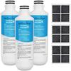 Adq747935 Water Filter for L&G Lt1000p/pc, LfxS26973s, LmxS28626s, LmwS27626s, LfxS28596s, Adq74793501, 3Pack