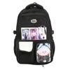 Schoolbag Japanese new high-value fresh and sweet contrasting splicing backpack junior high school students lightweight large-capacity backpack