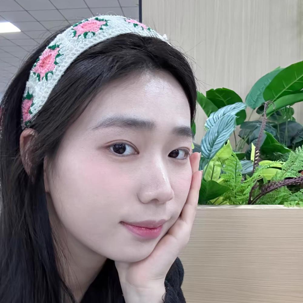 Colorful Embroidered Crochet Headband Bohemian Style Wide Edge Headband  Gift