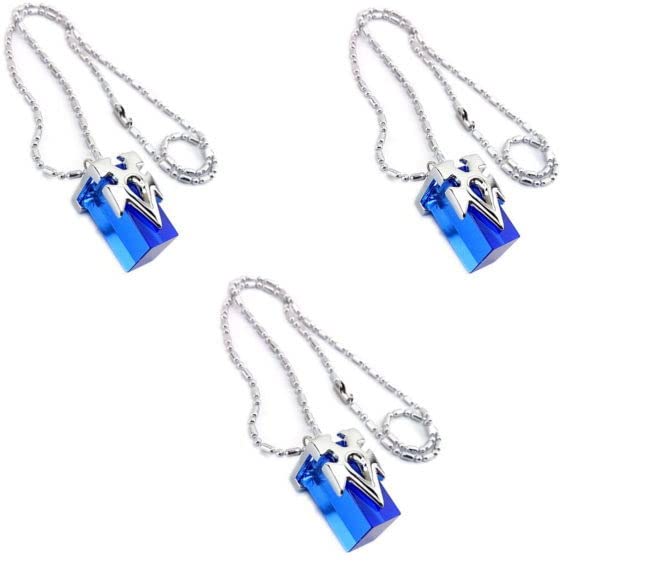 

Подвеска Sword Art Online 3 шт. Ожерелье SAO Kirito Transfer Crystal Goods Косплей Аксессуар Blue Sword Art Online