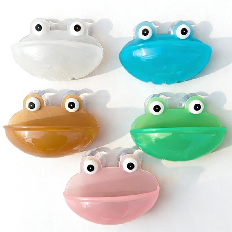 4Pcs Frogs Shape Water Bowl Feeder With Strong Suction Cup Design For Small Pet Reptiles And Amphibians Terrariums Decors
