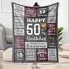 50 Years Of Love And Laughter flannel,Lightweight,Flannel Blanket,Comfortable Blanket, Sofa Blanket, Gift blankets,Holiday Gift Blanket Blankets