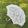 Elegant Lace Parasol for Wedding and Theme Party Dressingup Flower Pattern Craft Umbrella Props Photography Accessories