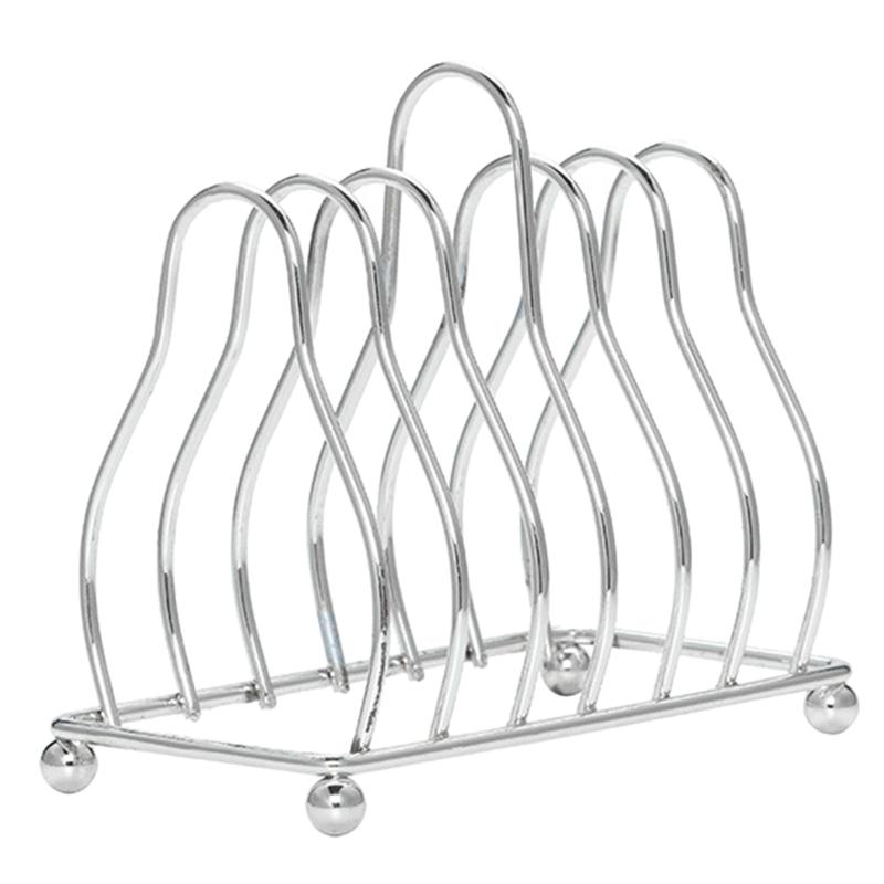Metal Iron Kitchen Dish Plate Chopping Board Organizer Drainer Shelf for Home Kitchen Cooking Countertop Rack
