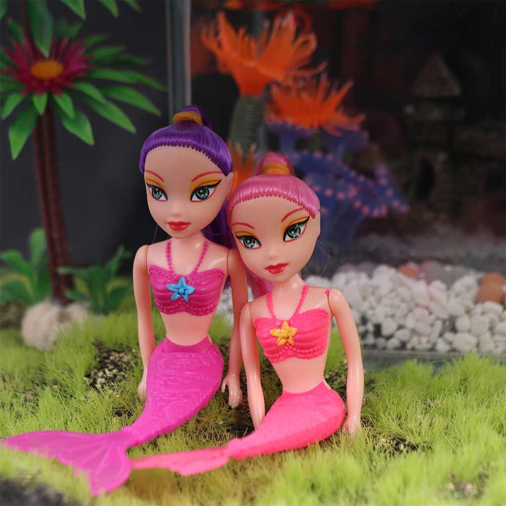 Birthday Present Birth Gift Princess Fairy Doll Swimming Pool Toys Mermaid Doll Girls Toy