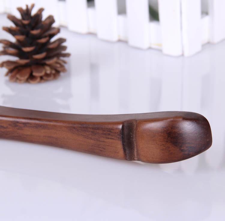 Non-Slip Wooden Clothes Hanger - Retro Solid Wood Design for Men, Women, Children, & Baby Clothes