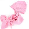 Unisex Cashmere Hat & Scarf Set for Kids (1-5 Years) - Solid Color Knit for Spring & Autumn