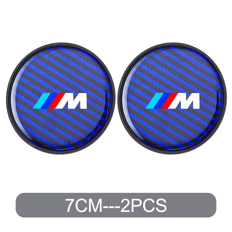 DKHN5 Car Water Coaster Cup Carbon Fiber PVC Coaster Mat  Non-slip Accessory For BMW E93 F10 F20 F30 F40 F15 F25 F26 F31 F49 F86 M3 M5
