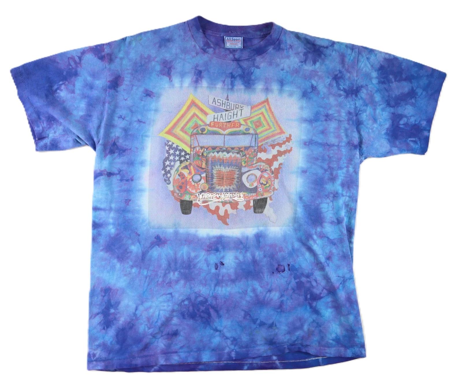 VTG 90s 1999 US XL Ken Kesey Merry Pranksters Grateful Dead Bus Tour T Shirt 4XL
