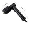 90 Degree Right Angle Electric Drill Keyless Chuck Corner Impact Drill Adapter Right Angle Bend Extension Adapter