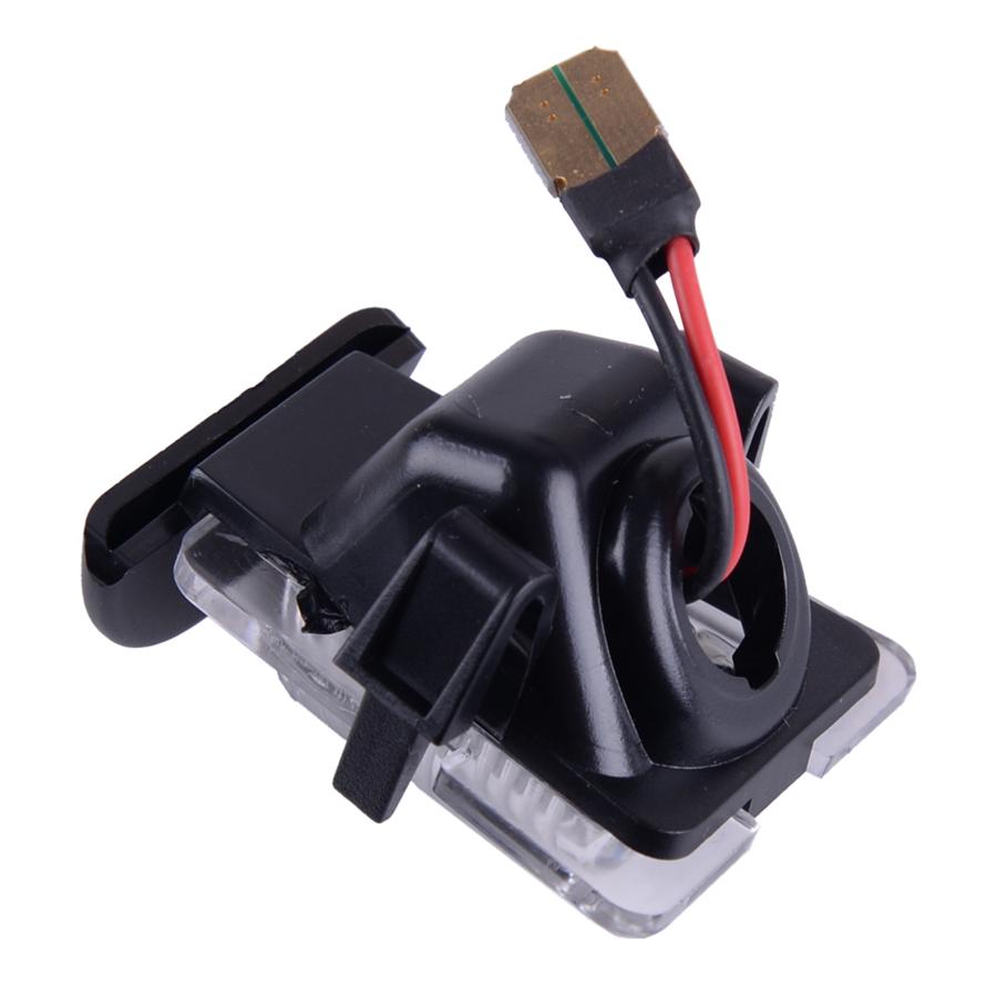 For 07-18 Jeep Wrangler JK Rear License Plate Light Bumper Lamp Clear Lens White