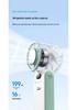 Turbo High-Speed Portable Handheld Fan with USB Charging & 199 Gear Digital Display