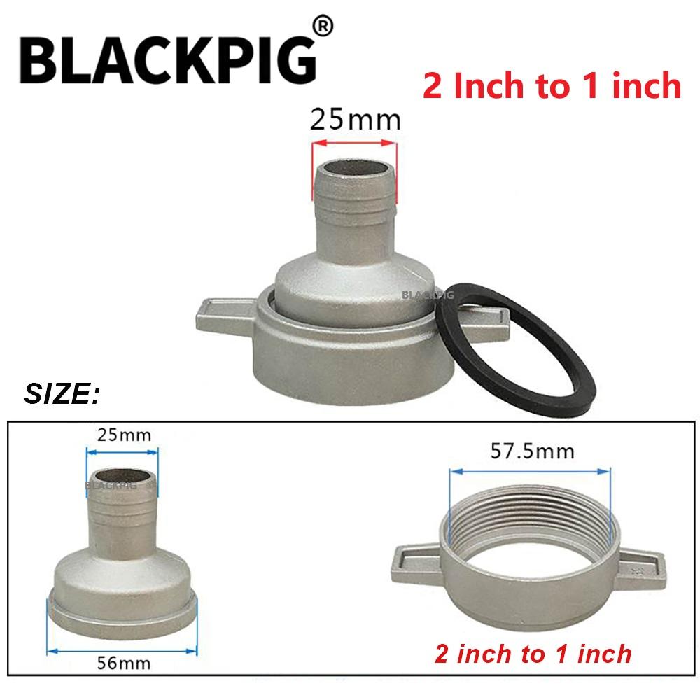 2 Inch to 1Inch 1.2 Inch 1.5Inch Gasolina Water Pump Fittings Aluminum Pipe Connector Wrench With Rubber Gasket Pump Connect Pip