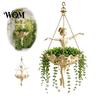 Elegante Vaso de Flores Suspenso Dançarina de Ballet, Lindo Vaso de Plantas Bailarina de Resina, Suporte de Vaso Artístico para Plantas Pendentes Suculentas Plantas-Aranha