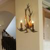 Bymaocar Energy-Efficient LED Antler Wall Lamp, E14 Bulb Base, Indoor Lighting Fixture for 32.29-53.82ft², Bedroom & Hotel Decor