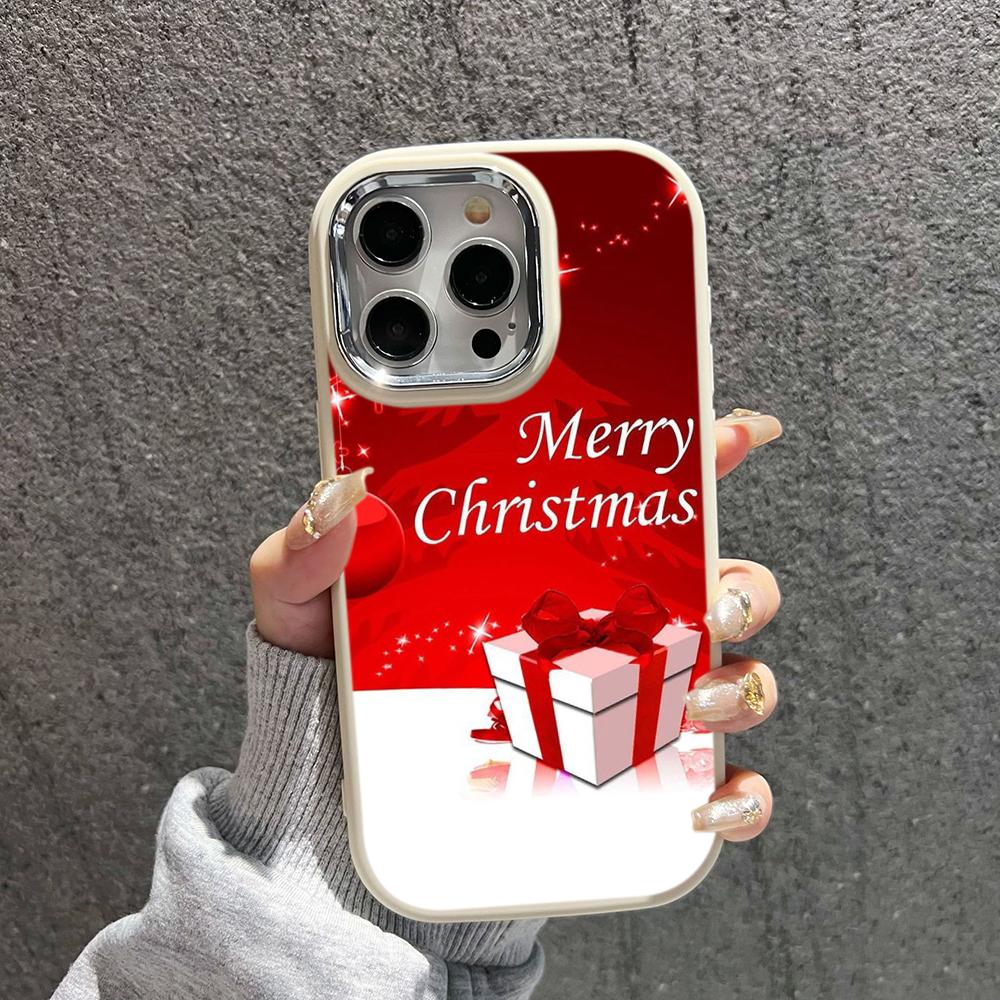 N111 Merry Christmas art Happy New Year мягкие чехлы для телефонов iPhone 16Pro — фото 13