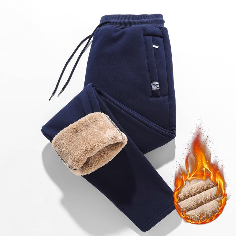 Winter Lammwolle Warme Casual Hosen Männer Fitness Sportswear Trainingsanzug Böden Jogginghose Hosen Track Hosen Herren Jogger
