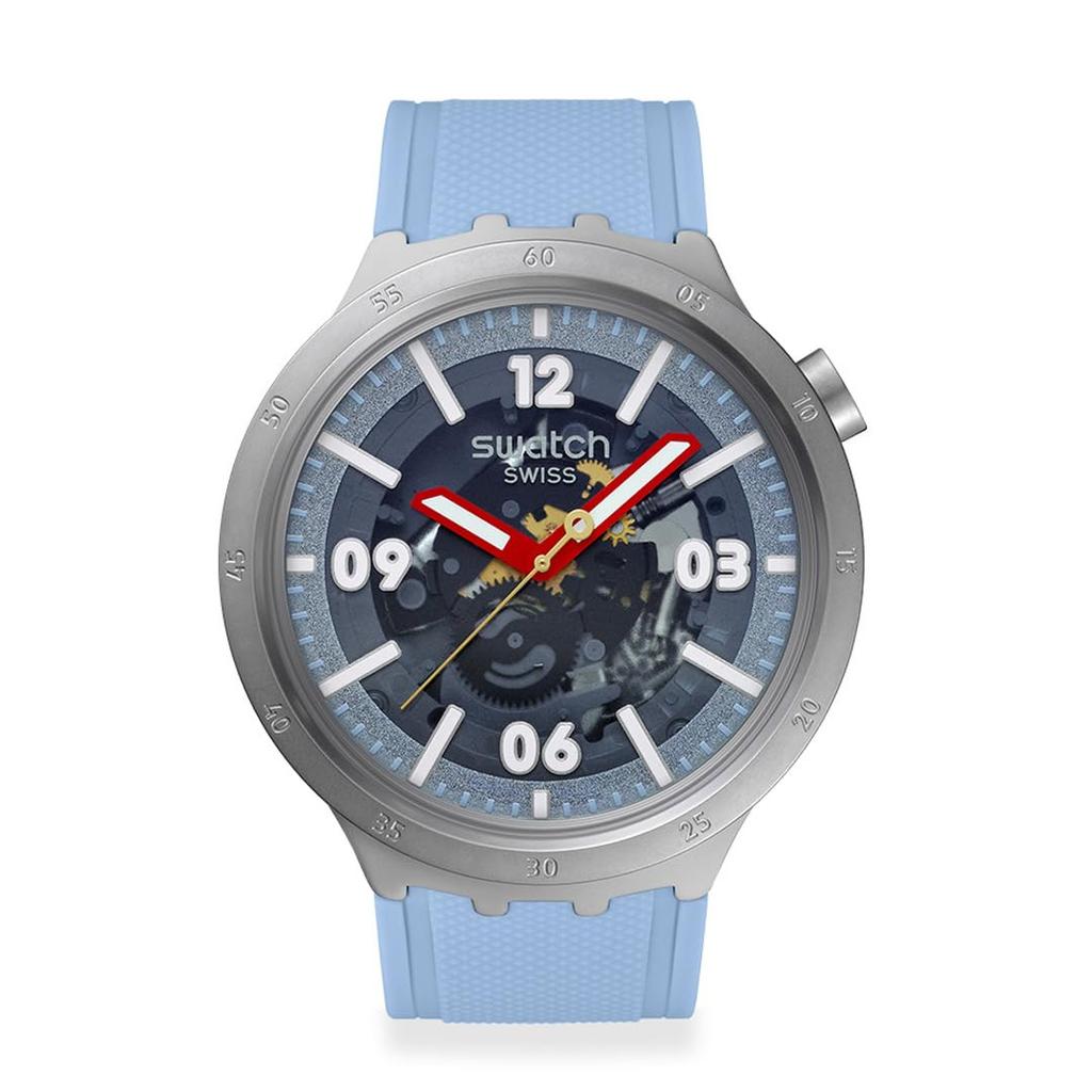 Swatch Big Bold Moment Watch, Blue, SB07S122