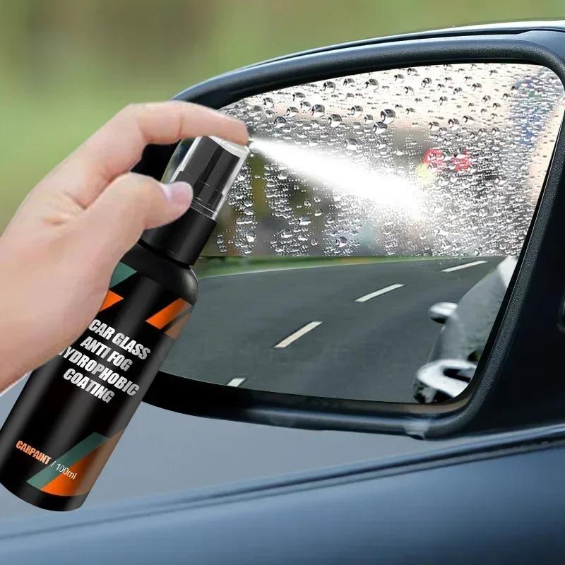 100ml Car Motorcycle Water Repellent Spray Anti Rain Coating For Car Glass Hydrophobic Anti-rain Car Liquid Windshield Mirror