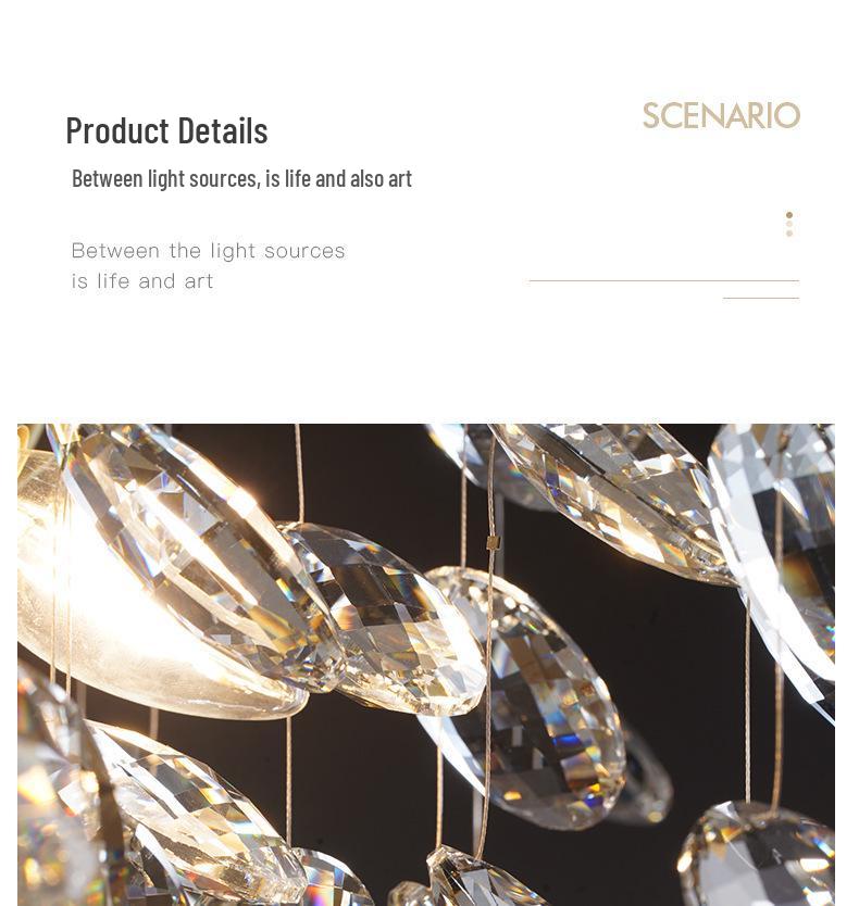 Firefly Branch Crystal Pendant Lamp - Post-modern Luxury Lighting for Living Room, Bedroom, and Dining Room.