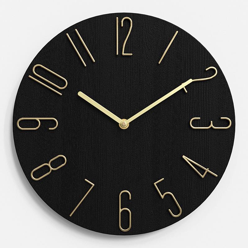 

Часы Настенные часы для гостиной Простые настенные часы Домашние креативные часы Модные декоративные часы 12 дюймов 30 см