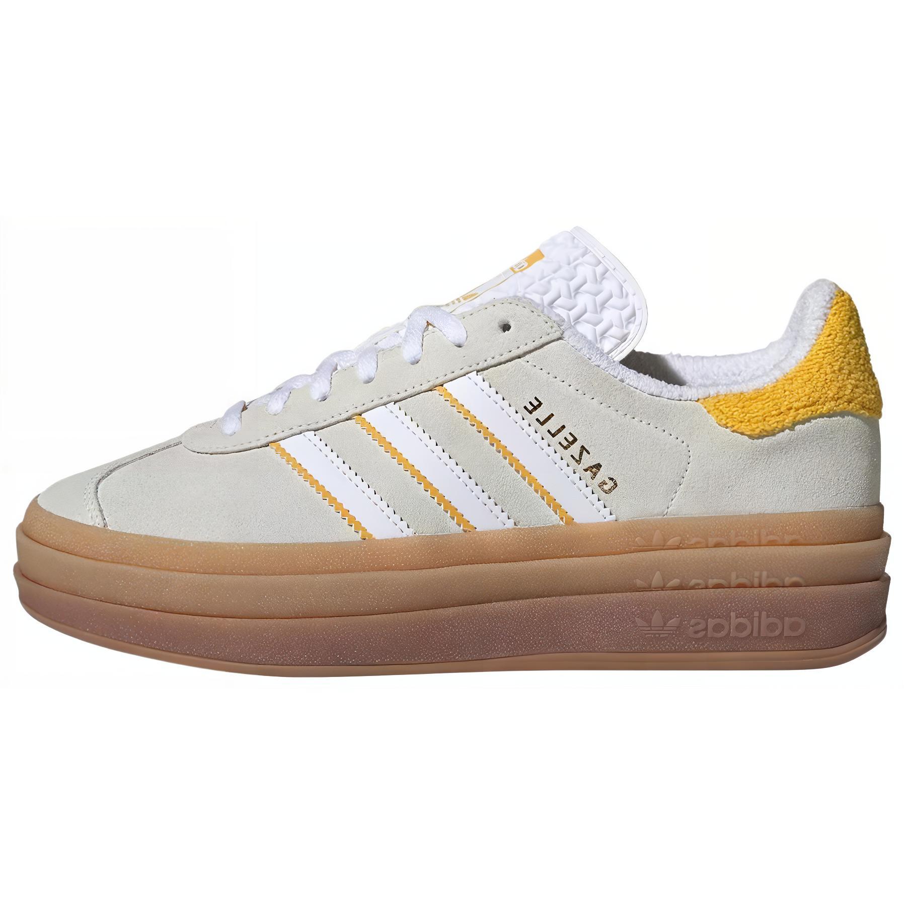 

Adidas Women s Gazelle Bold Ivory Bold Gold Women s Sneakers IH9929 36⅔ бежевый