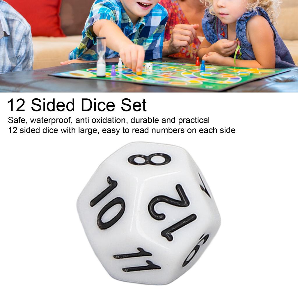 40Pcs 12 Sided Dice Set Polyhedral Dice for Family Party Board Game Pub Game