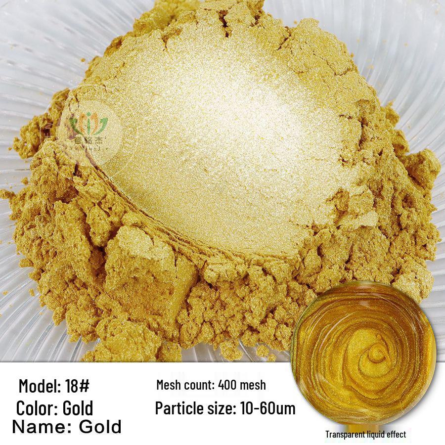 120 Color Chameleon Pearlescent Mica Powder for Epoxy Resin, Paint, and Watercolor