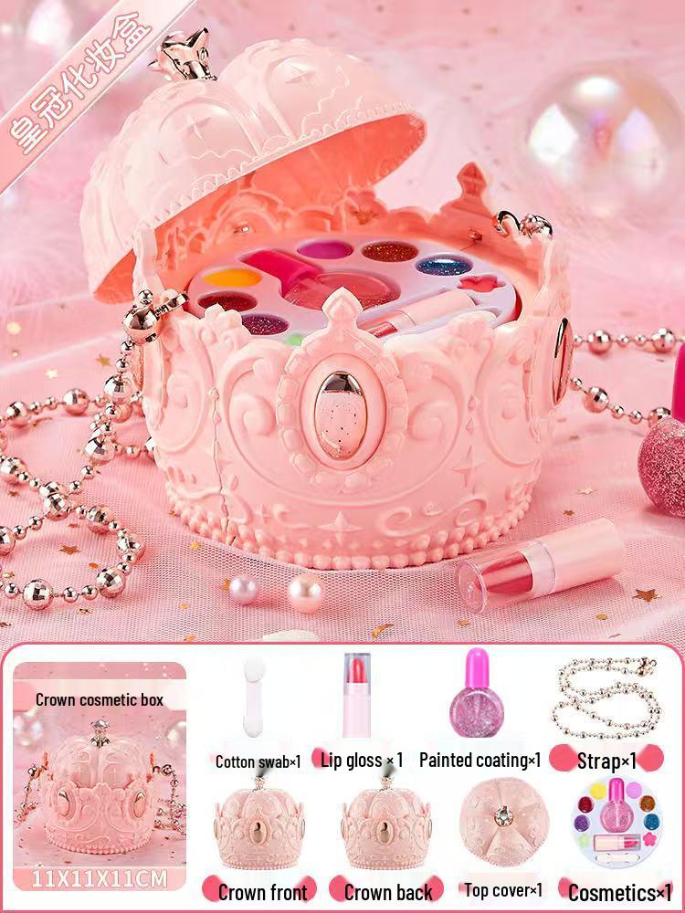 Children's Lipstick Toy Set: Makeup Box for 3-6 Year Old Girls