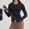 Damen Schnelltrocknendes Langarm-Yoga- und Lauf-Oberteil für Herbst und Winter