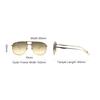 Gucci Brilliant Glory Series Business Travel Edition High Definition Aviator Sunglasses Men Sunglasses Gold GG0336S-001