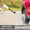 Electric Pressure Washer, 180W Portable Auto Cordless Electric Power Washer with 6-in-1 and Adjustable Nozzle 2 Batteries 1 Charger