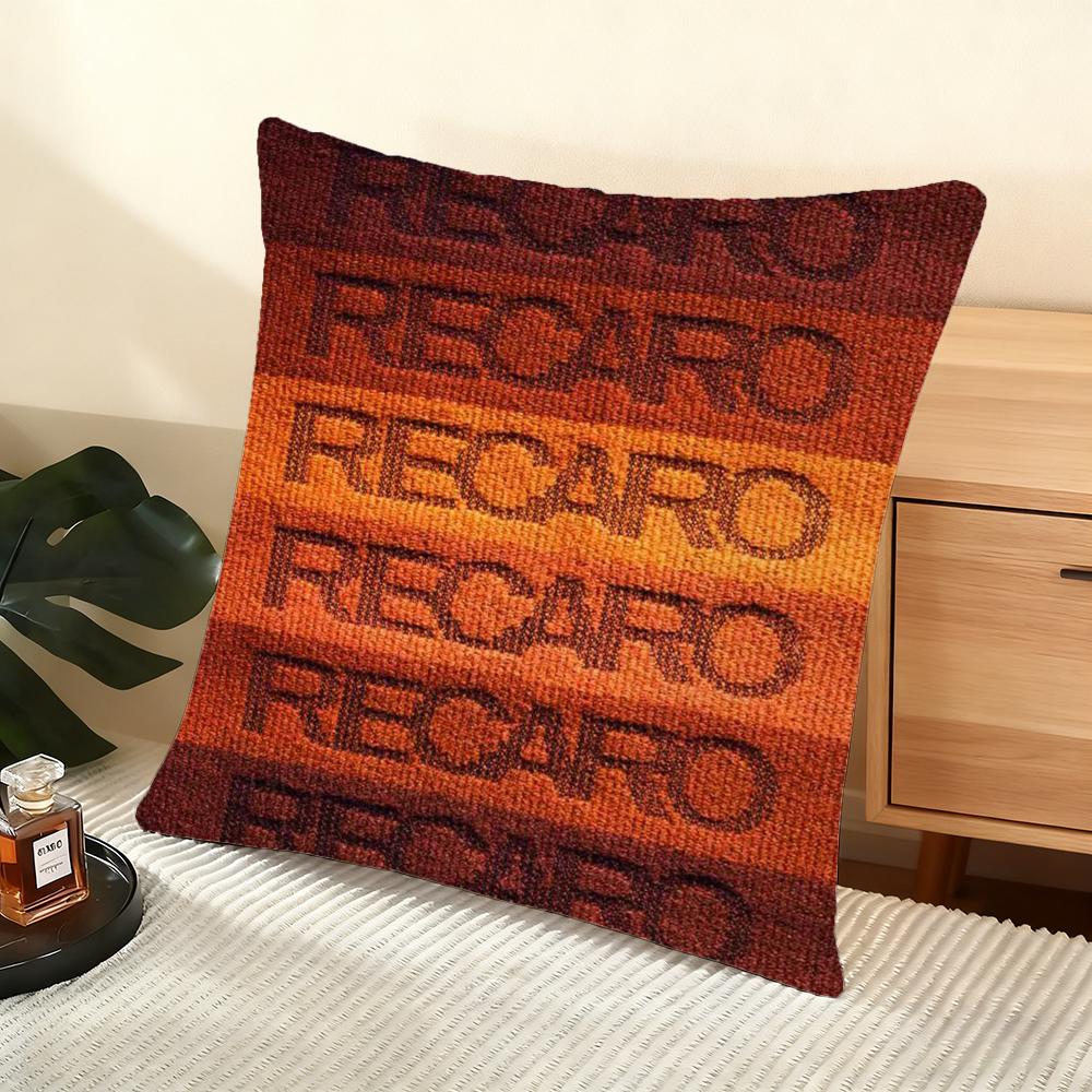 Kissenhülle seidiger kurzer Plüsch Home Sofa Kissenbezug - Verdeckter Reißverschluss Heimdekoration Cool Anime Cartoon R-Recaro