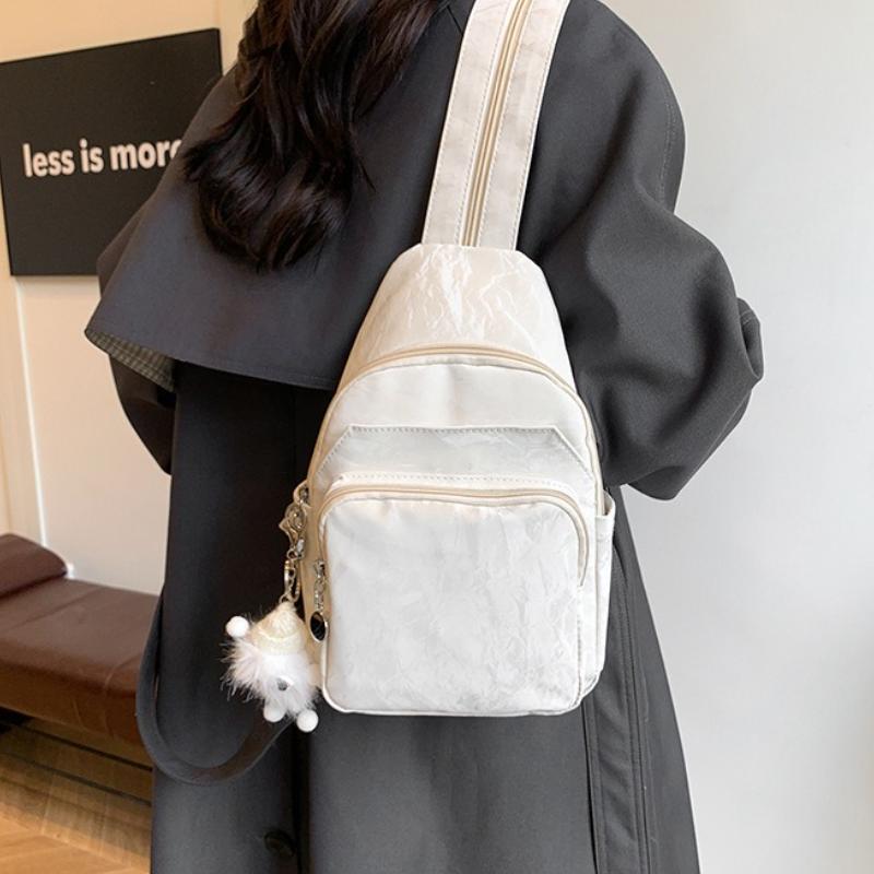 Women Small Chest Bag Multi Purpose Shoulder Bag Large Capacity Crossbody Bag for Women Suitable Outdoor Travel Walk Backpack