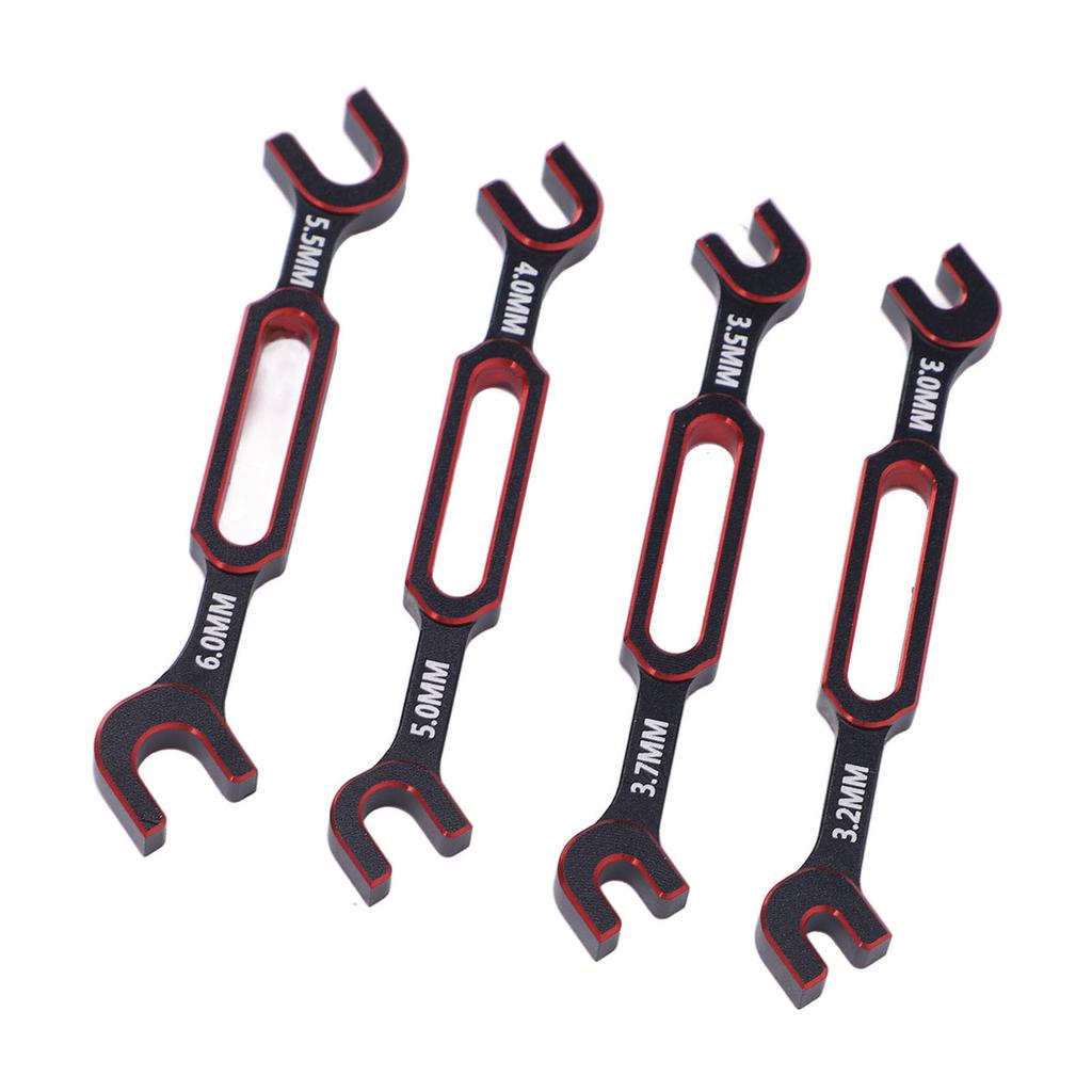 4ST RC Nyckel 3.0mm 3.2mm 3.5mm 3.7mm 4.0mm 5.0mm 5.5mm 6.0mm Spännskruvsmutter Kulledsborttagare RC Universell Reparation