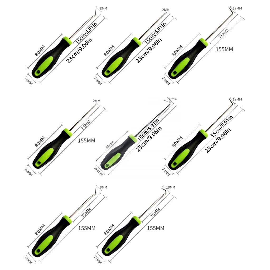 8Piece Precise Pick And Hook Set For Car Auto Oil Seal O Rings Gasket Removal Mini Hooks Mechanic Tool Remover Puller