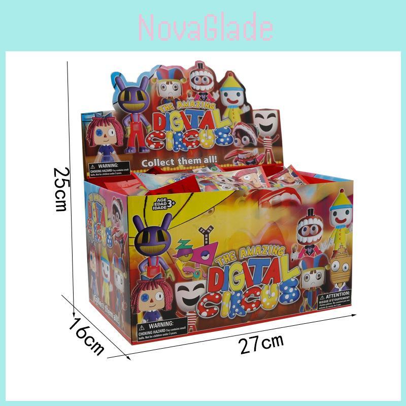 Magical Circus Pop Display Box With 8 Random Figures Perfect Surprise Gift Toy For Kids