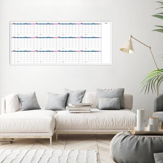 Extra Large Calendar Without Date Easy Planning Reusable Matte Whiteboard Wall