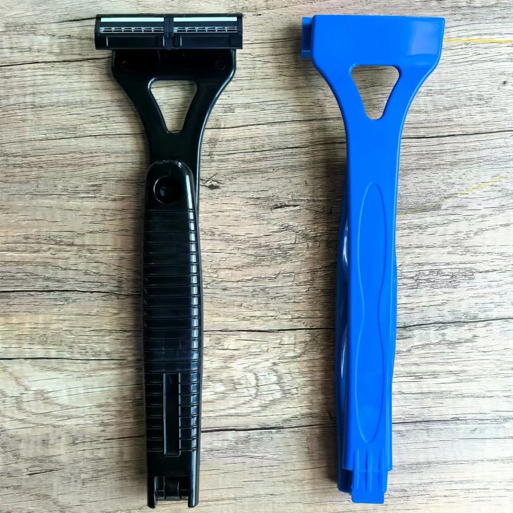 Painless Back Shaver Hair Remover 2 in Back Leg Hair Trimmer Razor Foldable Handle Back Hair Removal Men Body Groomer