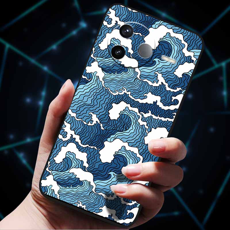 For Xiaomi POCO F7 Ultra Case Xiaomi POCO F7 Pro 3D Flowers Emboss Soft Silicone Phone Cases for POCOF7 Pro Back Cover Coque Bag