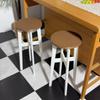 Puppen Miniaturmöbel Hoher Hocker Möbelstuhl Für Puppenhaus Dekor Rollenspiel Spielzeugmöbel Spielzeug Kinder Spielzeug