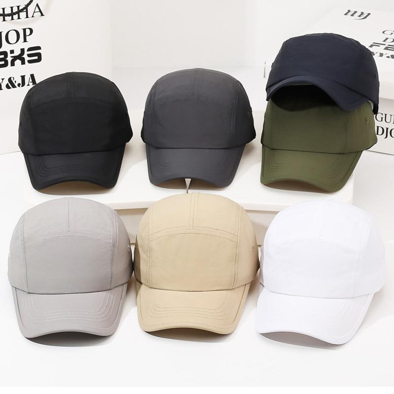 Summer Men's Quick-Drying Breathable Solid Color Baseball Cap Outdoor Sunscreen Cap