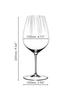 Authentic RIEDEL Performance Red Wine Glass Pair Set, Cabernet/Merlot, 834ml, 6884/0