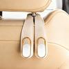 Car Seat Headrest Hooks Leather Hangers for Organizing Bags Purses Coats and Grocery Bags In Vehicles Automotive Seat Hook
