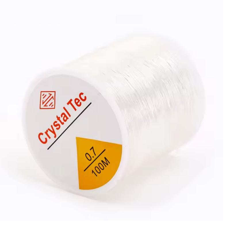 2pcs Elastic Thread 100m/Roll Fashionable Bracelet Thread For Bracelet Hand DIY High Rebound Bead Thread for Sewing