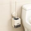 With Container Toilet Brush Holder Aluminum Wall Mounted Toilet Brush  WC Maintenance