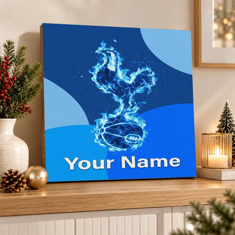Tottenham Hotspur FC Custom Name Text 5D Diamond Painting Kit DIY Full Drill Diamond Art Decoration