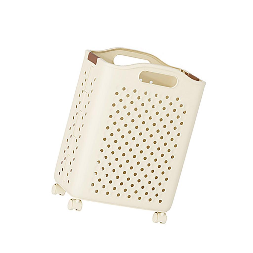 Multipurpose Portable Laundry Hamper with 4 Wheels Folding Clothes Storage Solution for Efficient Home Organization