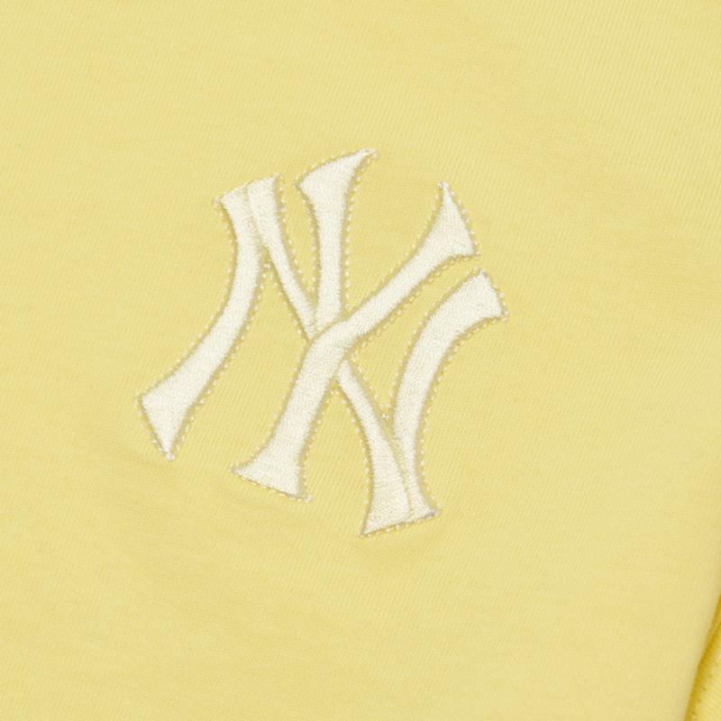 New MLB Crop Tops Women's Yellow 3FTS11023-50YEL